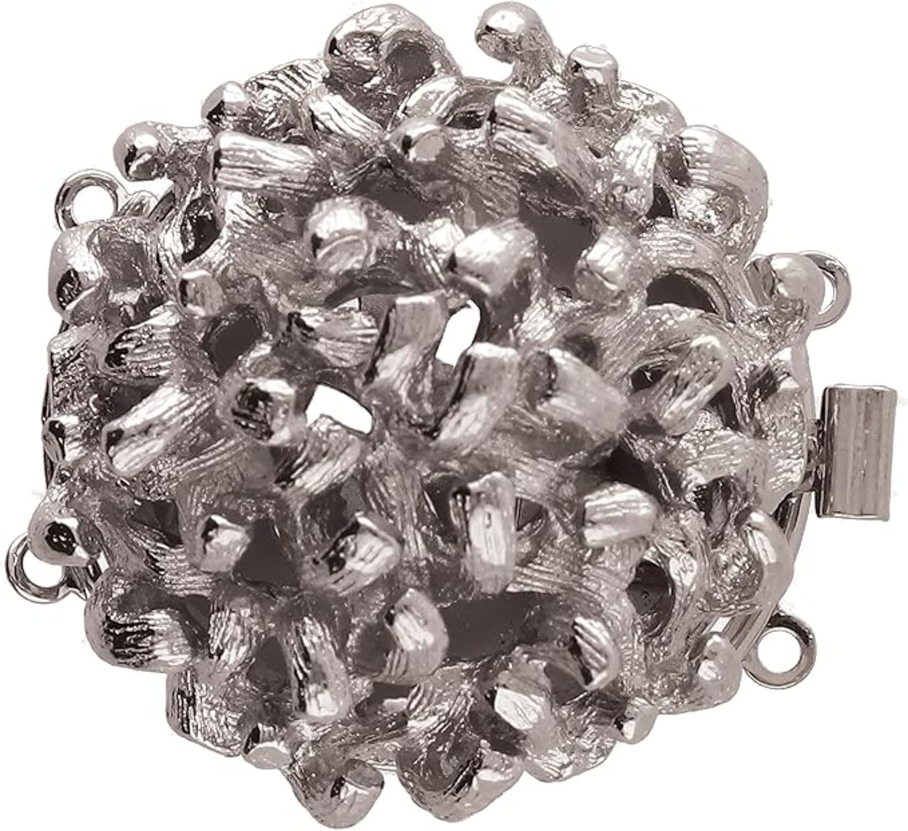 The Beadsmith Push Pull Slide Clasp – Elegant Elements – Strand Designs – Component to Finish or Connect Bracelets, Necklaces and DIY Handmade Jewelry